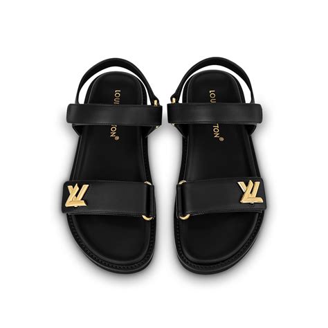 louis vuitton sandals with lock|Louis Vuitton sunshine sandals.